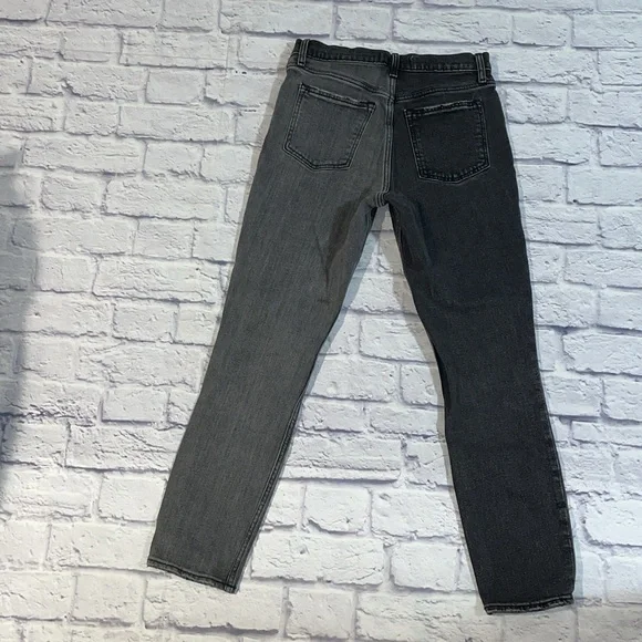 Abercrombie and Fitch The Skinny High Rise Jeans - Two Toned Size 26 - Picture 2 of 4